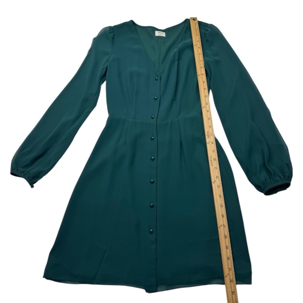 Wilfred by Aritzia V-Neck Button Front Mini Dress - Picture 9 of 12
